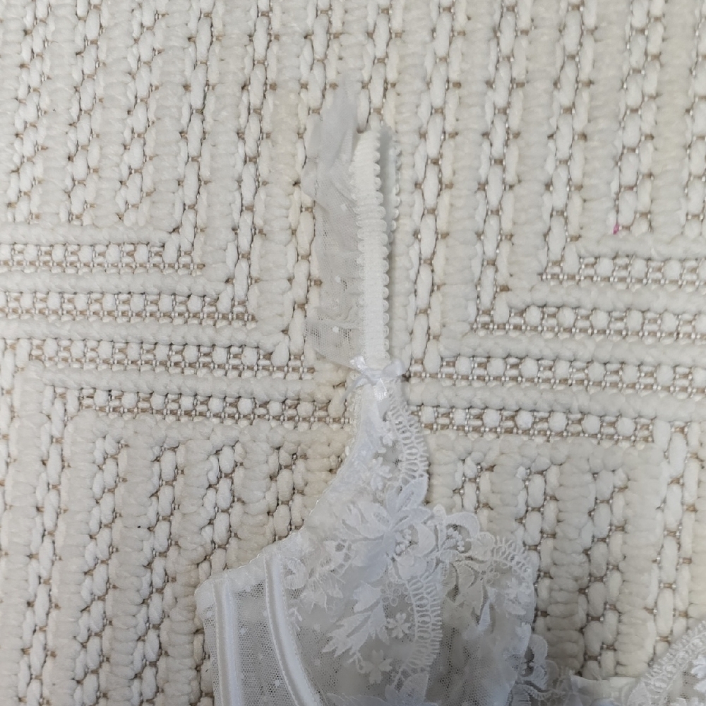 Elegant Lace Bustier in White - Picture 5 of 8